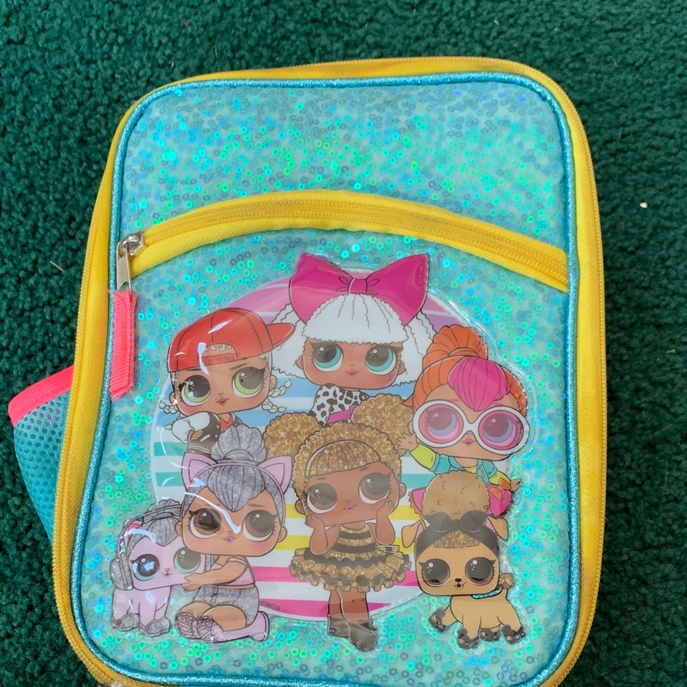 Colorful Sequin LOL SURPRISE Kids lunch pack